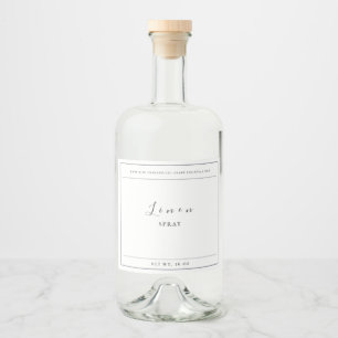 Linen Spray Label
