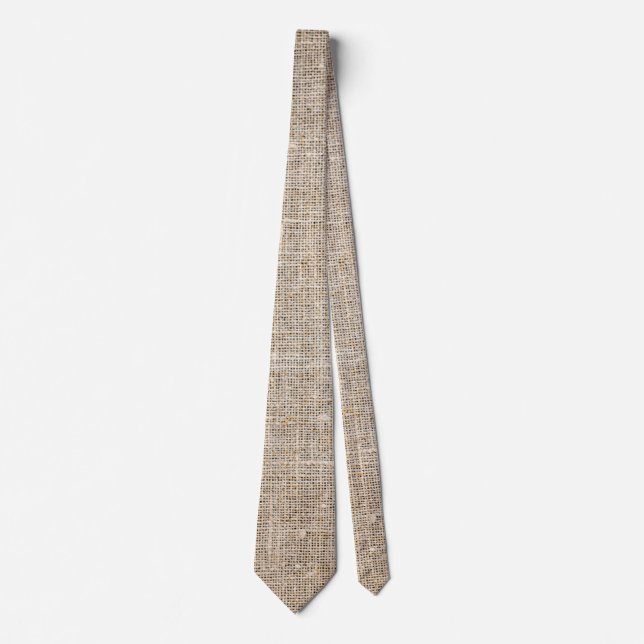 linen textile tie (Front)