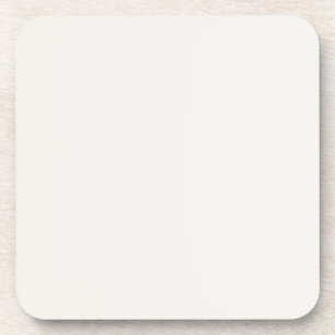 Linen White, Off-White Coaster