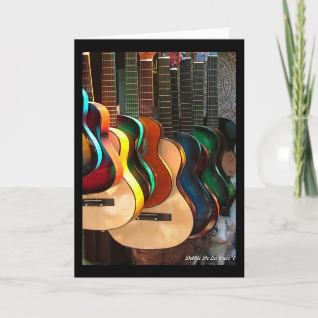 Lines and Curves Guitars Card (Front)