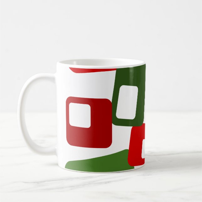 Lines and Rectangles  Coffee Mug (Left)