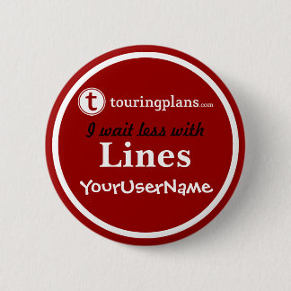 Lines Button - Design 2 (Red)