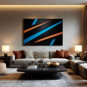 Lines in Motion Canvas Print