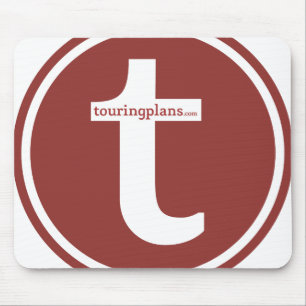 Lines Mousepad (Red on White)