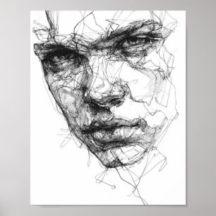 Lines of a Fractured Gaze Poster