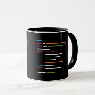 Lines of Code on Dark Mode for Programming Lovers  Mug