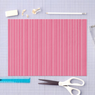 Lines of Shades of Pink Tissue Paper