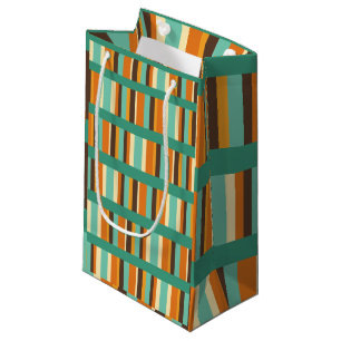 Lines of Stripes  Small Gift Bag