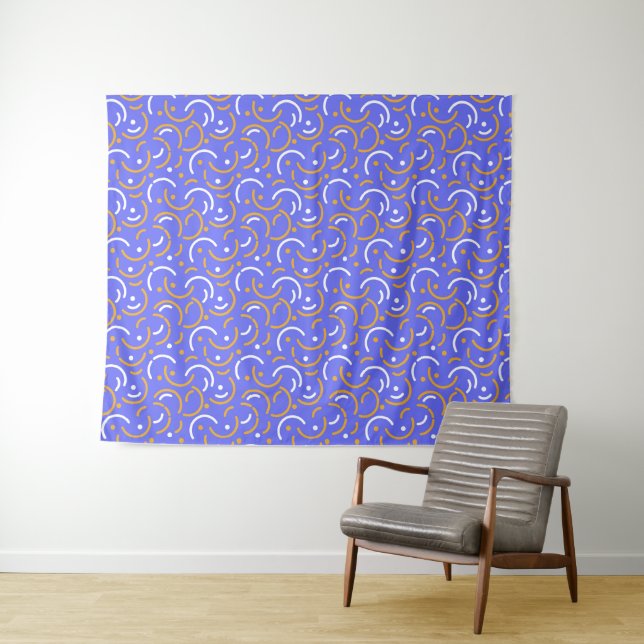 Lines Pattern 2 Tapestry (In Situ (Horizontal))