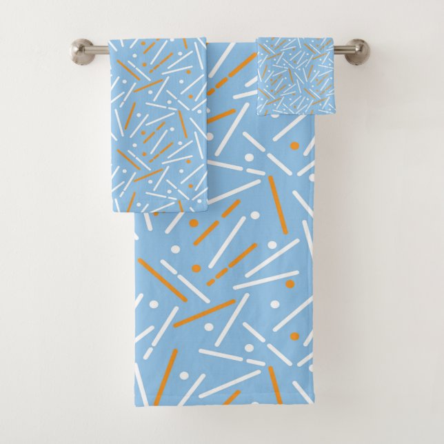 Lines Pattern 6 Bath Towel Set (Insitu)