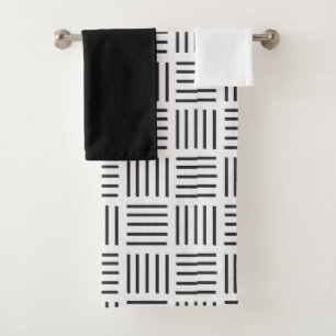 Lines Squared Bath Towel Set