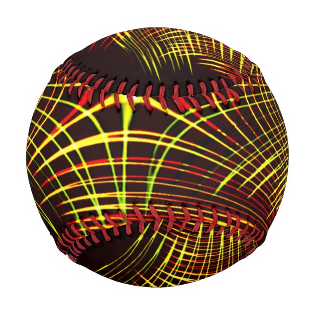 Lines that repeat in wave and light effect? baseball (Front)