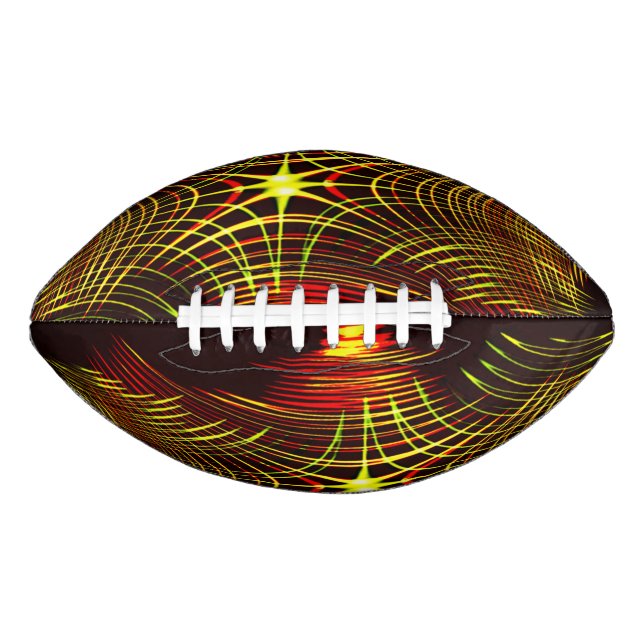 Lines that repeat in wave and light effect? football (Front)