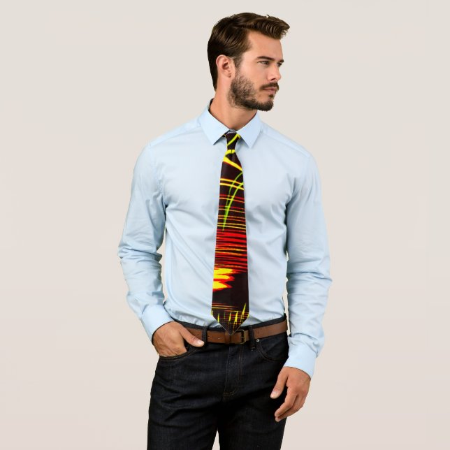 Lines that repeat in wave and light effect? tie (In Situ)