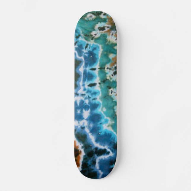 Lines Tie Dye Skateboard (Front)