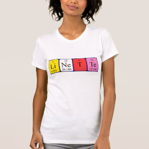 Linette periodic table name shirt