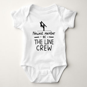 Lineworker Baby - Newest member of the line crew Baby Bodysuit