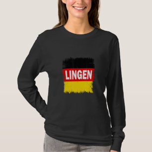 Lingen Germany With German Flag T-Shirt