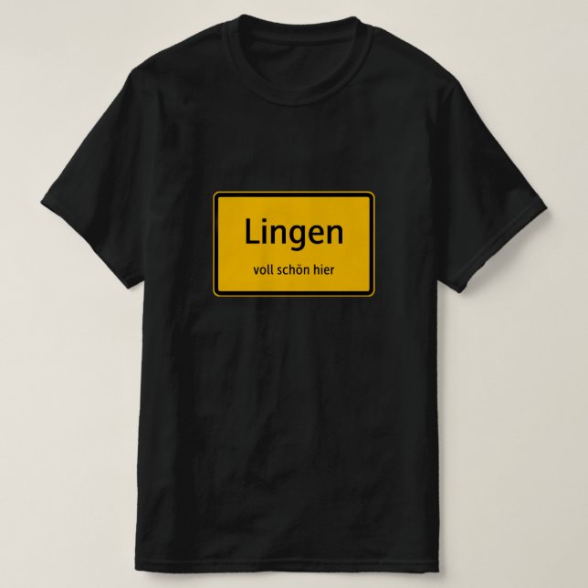 Lingen men t-shirt t-shirt shirt (Design Front)