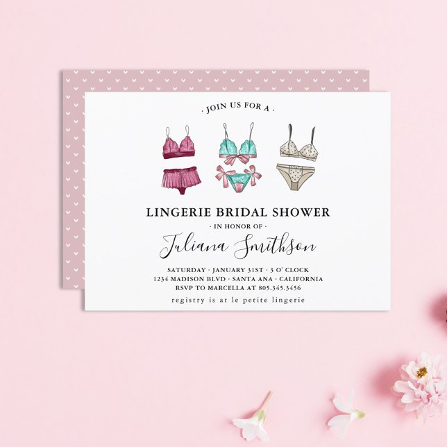 Lingerie Bridal Shower Invitation (Creator Uploaded)