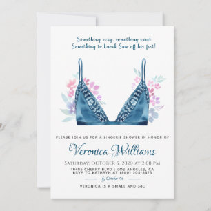 Lingerie Bridal Shower Invitation