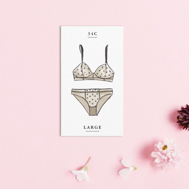 Lingerie Bridal Shower Size Insert (Creator Uploaded)