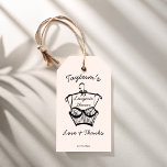 Lingerie bridal shower thank you favour gift tags<br><div class="desc">Lingerie bridal shower wavy border hand drawn sketch favour stickers personalised favour tags template ,  customised thank you tags,  monogrammed favour tags,  personalised bridal shower favour tags bridal shower favours add personalised touch to your bridal shower favours</div>