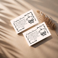 Lingerie bridal shower wavy sketch display shower