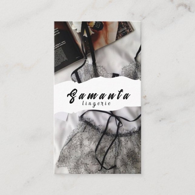 Lingerie Business Card (Front)