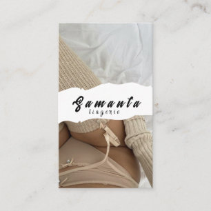 Lingerie Business Card
