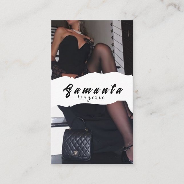 Lingerie Business Card (Front)