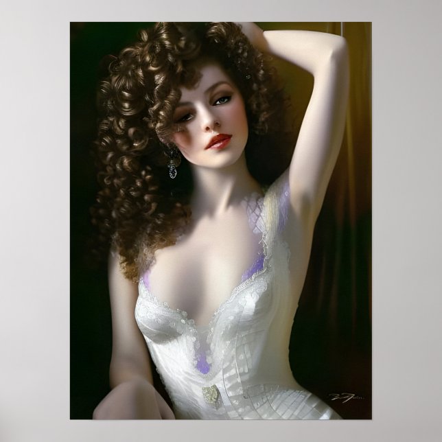 Lingerie Model Poster (Front)