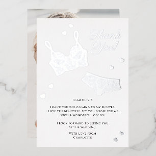 Lingerie Party Bridal Shower Photo Thank You