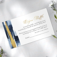 Lingerie Raffle | Abstract Blue Bridal Shower
