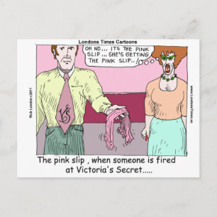 Lingerie Shop Pink Slip Funny Gifts Tees Cards Etc