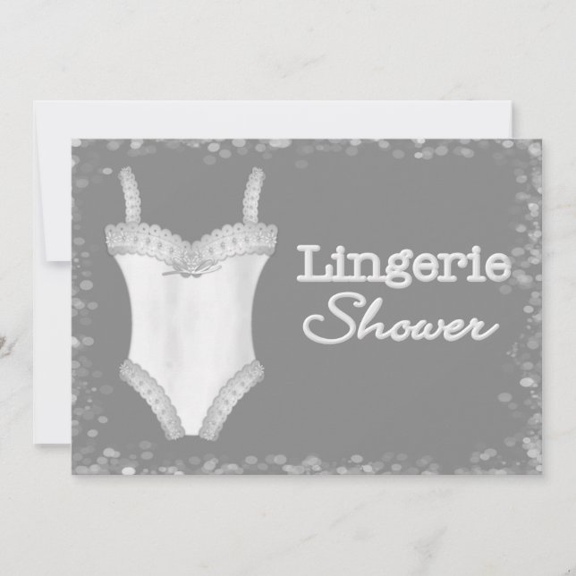 Lingerie Shower Invitations (Front)
