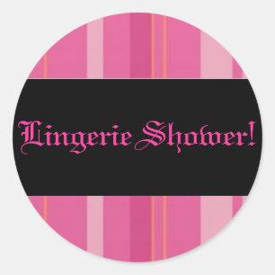 Lingerie Shower Sticker
