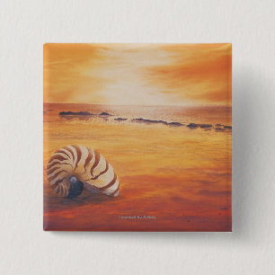 Lingering 15 Cm Square Badge