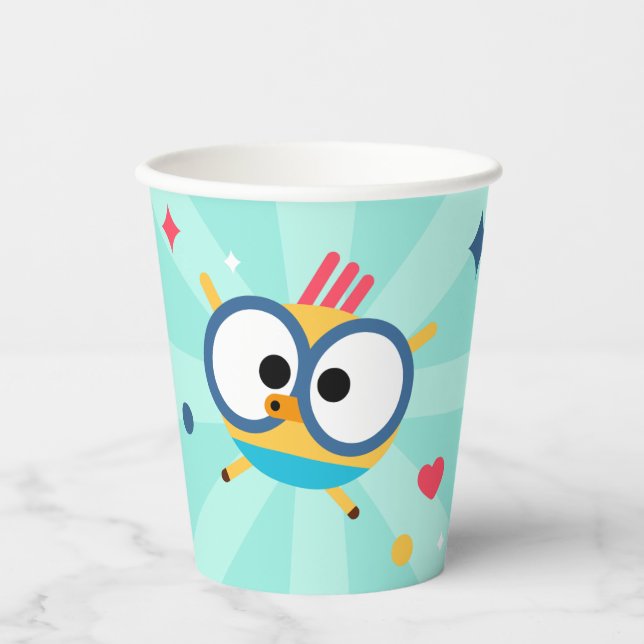 Lingokids Party Paper Cups with Billy (Front)