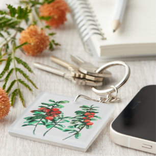 Lingonberry key ring