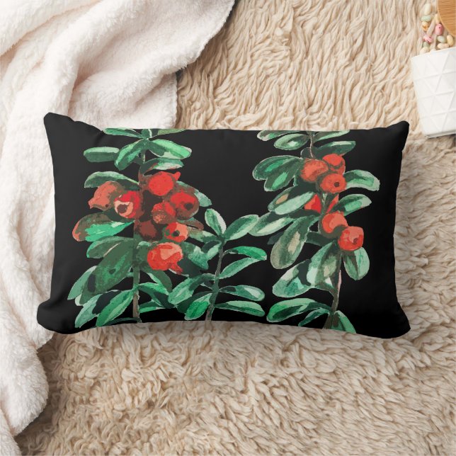 Lingonberry Lumbar Cushion (Blanket)