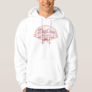 LingOrm Since 2024 Coquette Ribbon Badge Hoodie