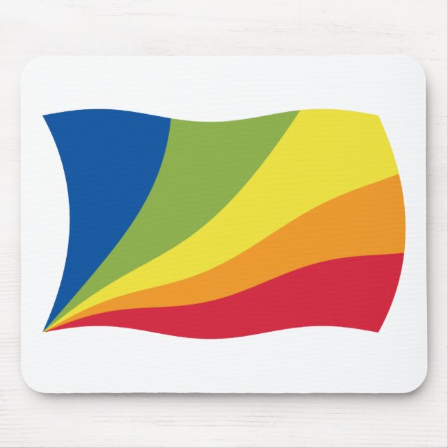 Lingua Franca Nova Flag Mousepad (Front)