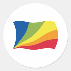 Lingua Franca Nova Flag Sticker
