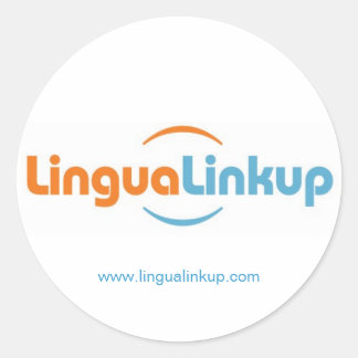 Lingua Linkup round stickers