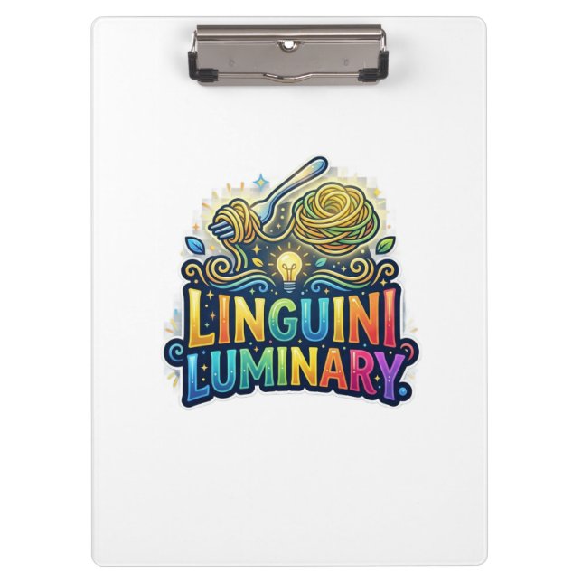 Linguini Luminary T-Shirt Clipboard (Front)