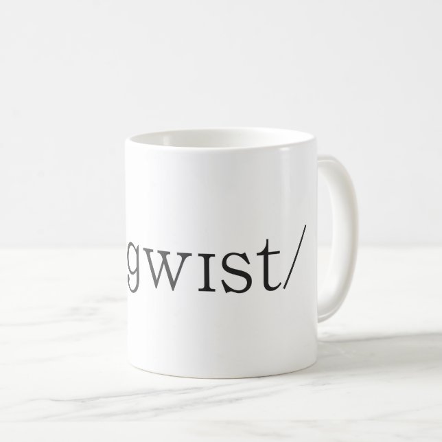 Linguist Coffee Mug (Front Right)