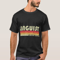LINGUIST Funny Job Title Profession Birthday Worke