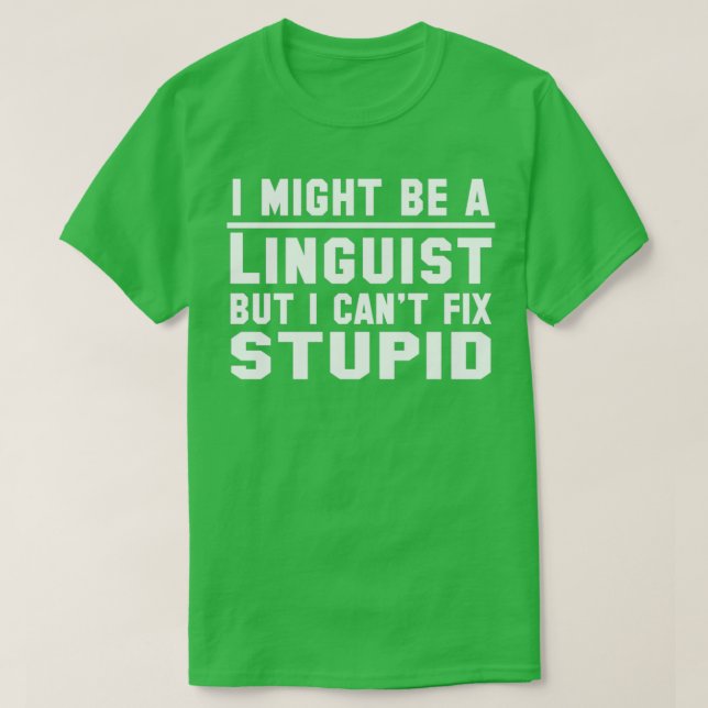 Linguist T-Shirt (Design Front)