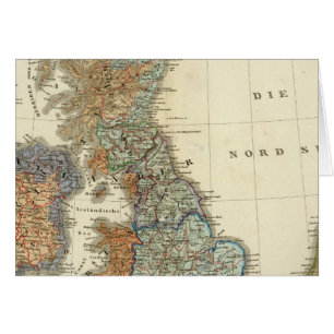 Linguistic map of British Isles